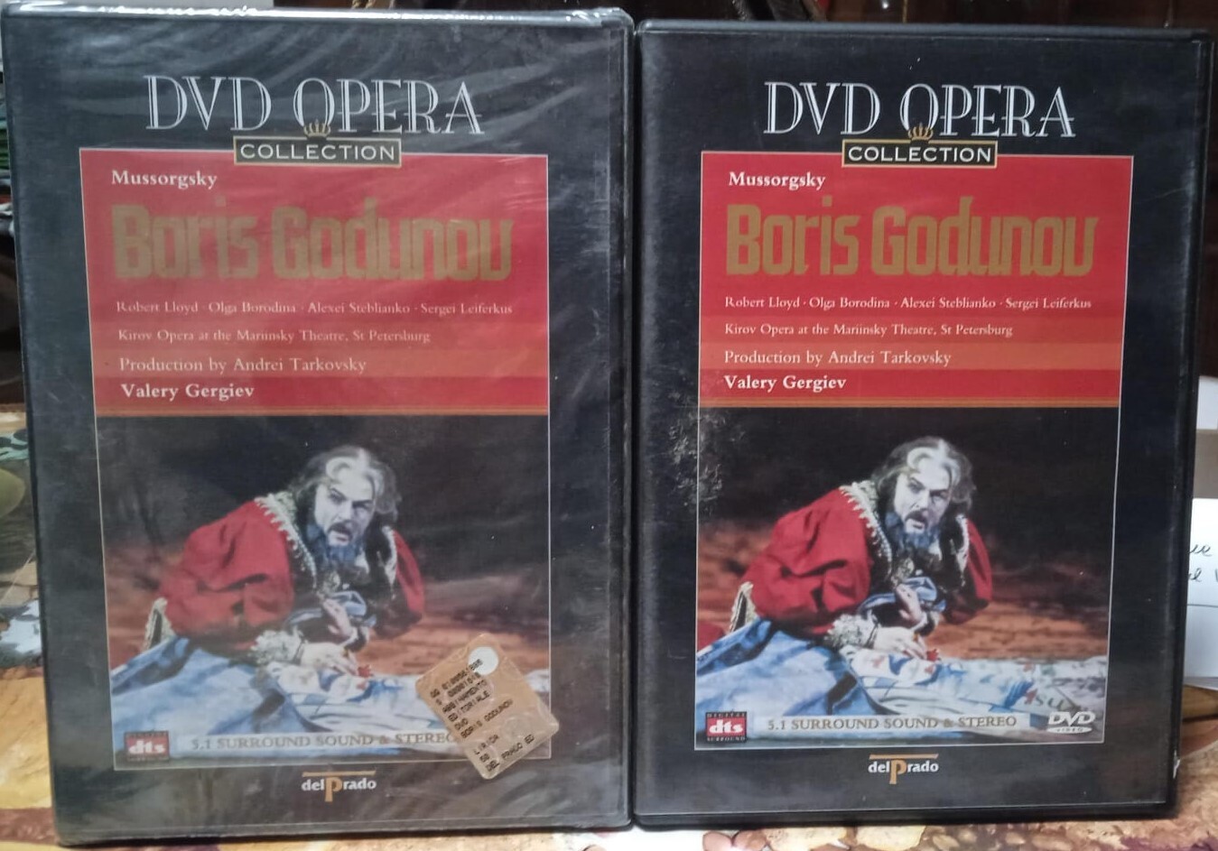 TeknoFilm - 2 DVD (NTSC) – DVD Opera Collection - MUSSORGSKY - BORIS GODUNOV (I) e (II) - The Royal opera house di Humprhery Burton (1990) - DEL PRADO