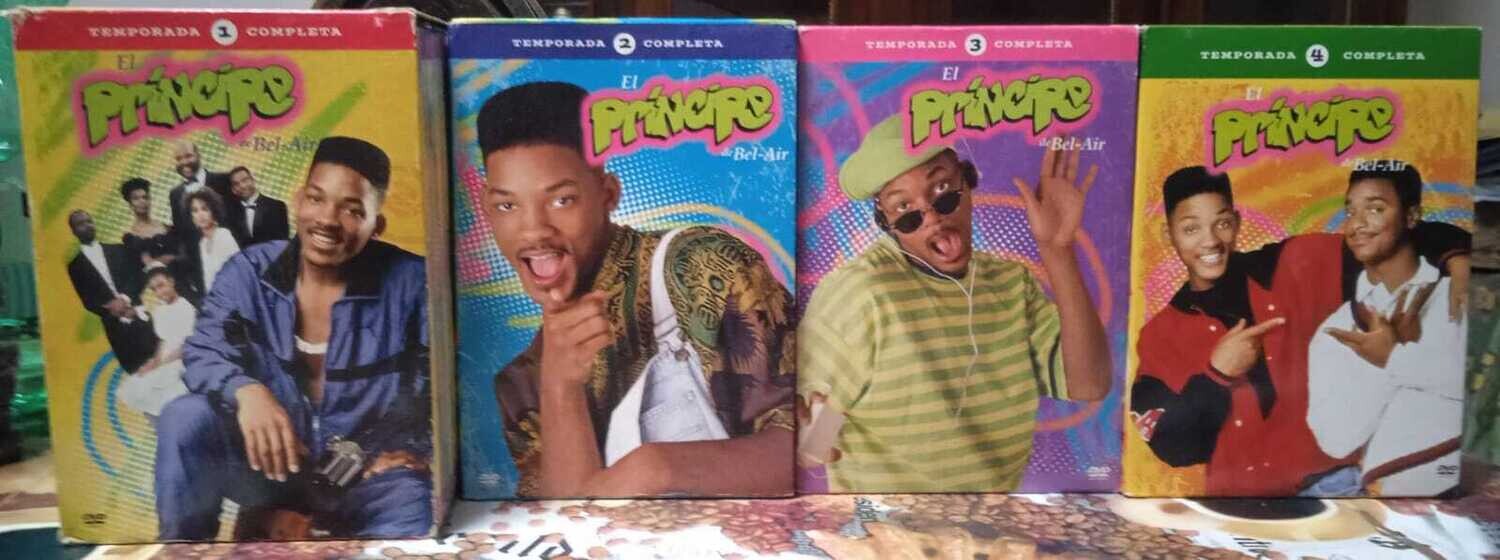 TeknoFilm - 15 DVD (Edizione Spagnola, Lingua Spagnola, Inglese e Tedesca) – WILLY, IL PRINCIPE DI BEL-AIR - STAGIONE 1 - 2 -3 - 4 (1990) - WARNER BROS