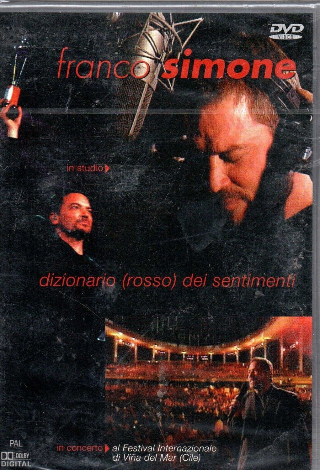 TeknoFilm - DVD – FRANCO SIMONE - DIZIONARIO ROSSO DEI SENTIMENTI (In concerto al Festival Vina del mar) di Ezio De Rosa e Walter Biondi (2003) - AZZURRA MUSIC