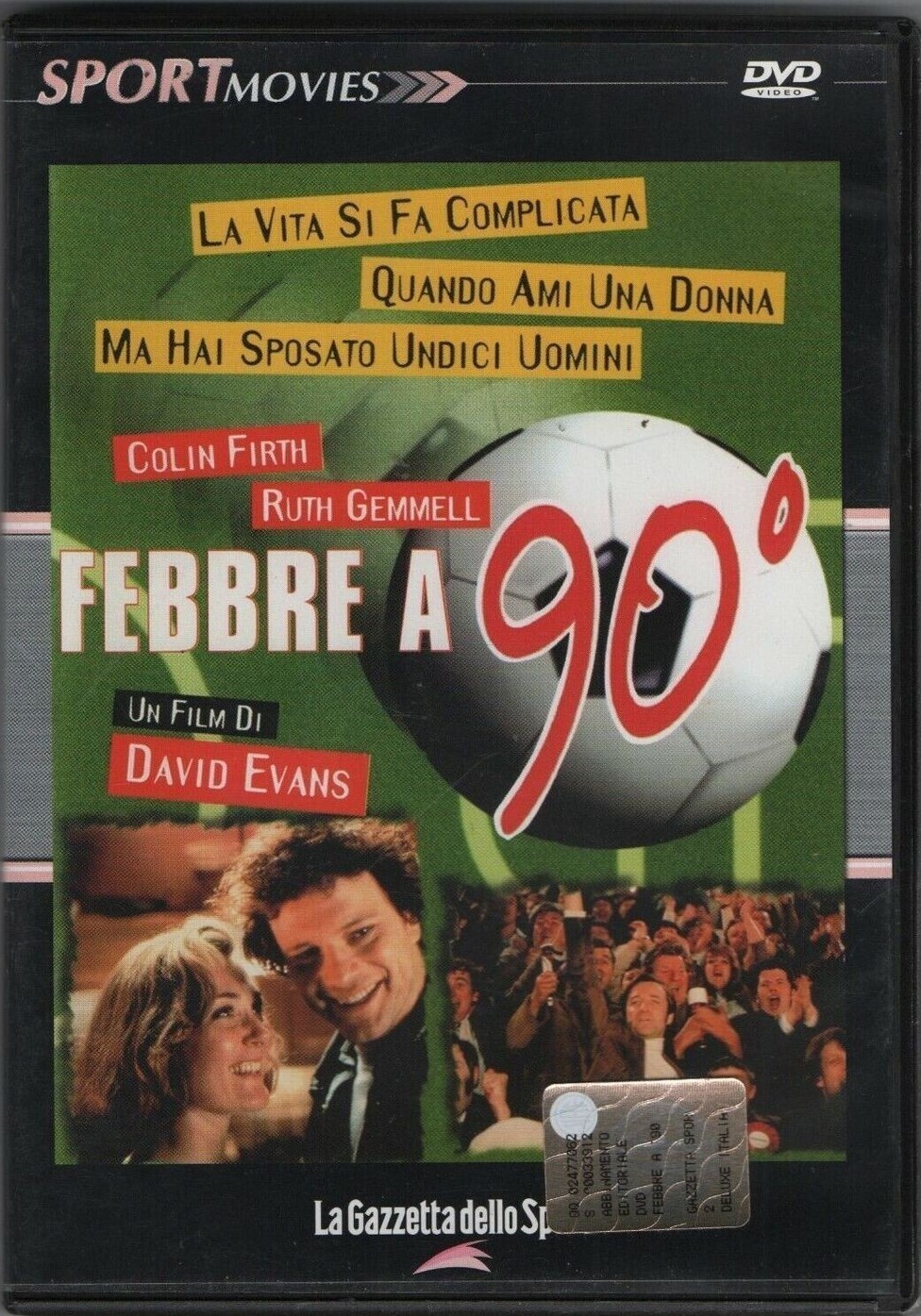 TeknoFilm - DVD - FEBBRE A 90° di David Evans (1997) - GAZZETTA DELLO SPORT