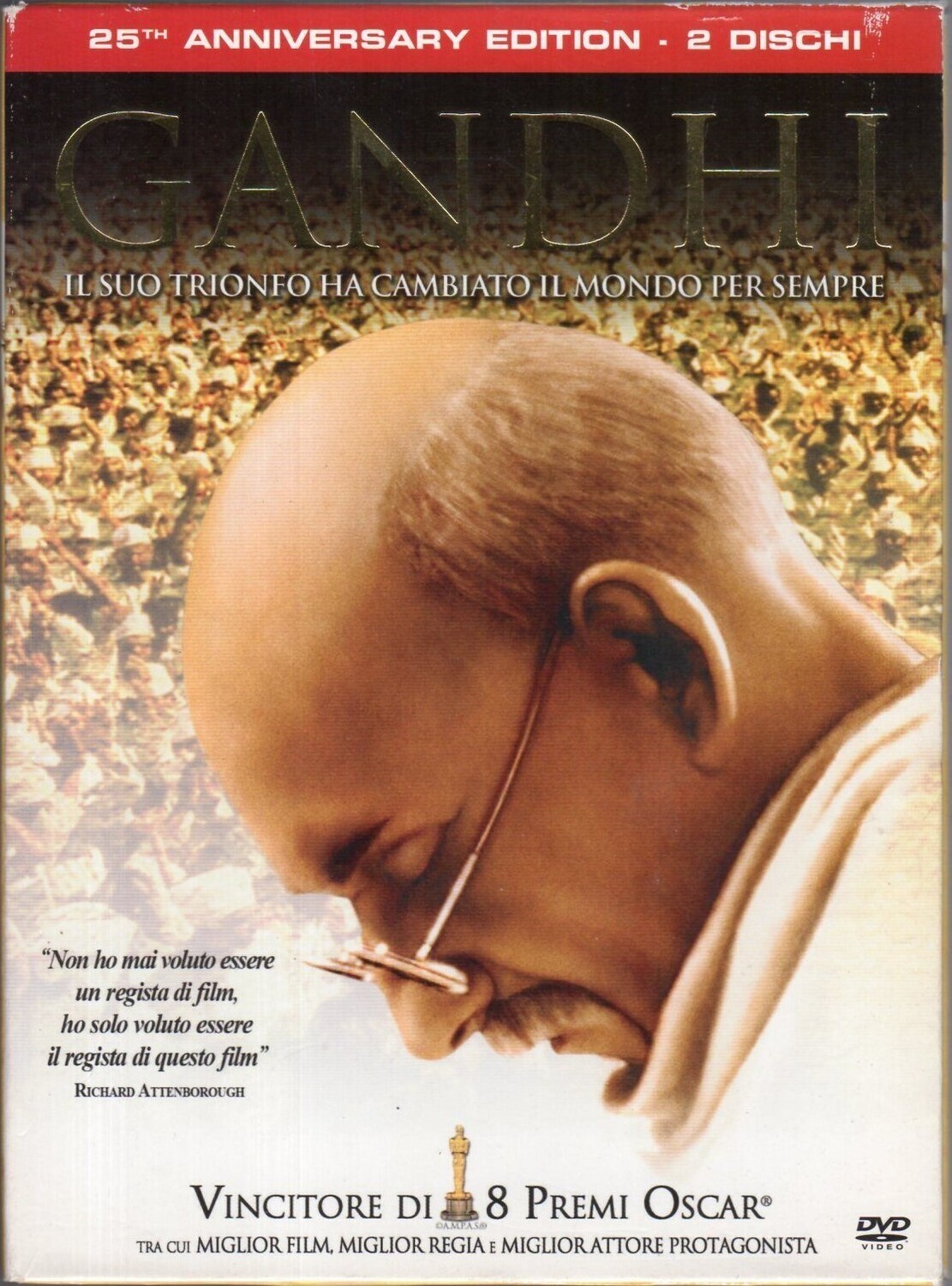 TeknoFilm - 2 DVD (25° Anniversario) – GANDHI di Richard Attenborough (1982) - SONY