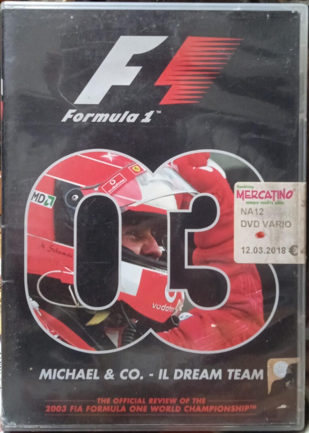 TeknoFilm - 2 DVD – FORMULA 1 2003 - MICHAEL & CO - IL DREAM TEAM (2008) - GAZZETTA DELLO SPORT
