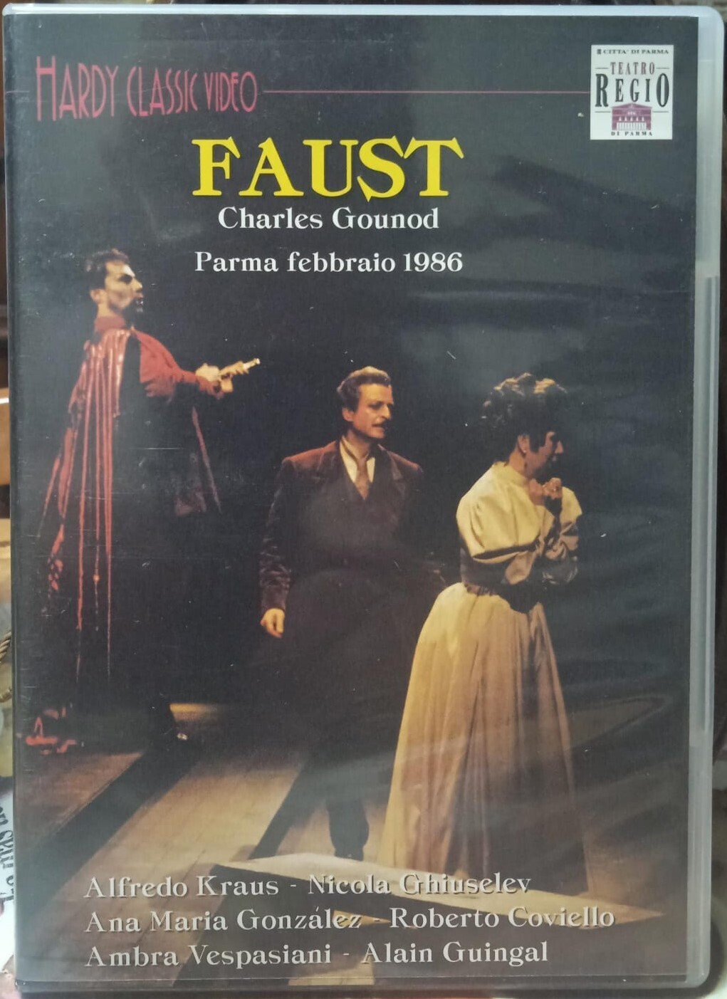 TeknoFilm -  DVD (NTSC) – Charle Gounod - FAUST [Coro e orchestra del Teatro Regio di Parma] di Beppe De Tommasi (1987) - HARDY CLASSIC VIDEO