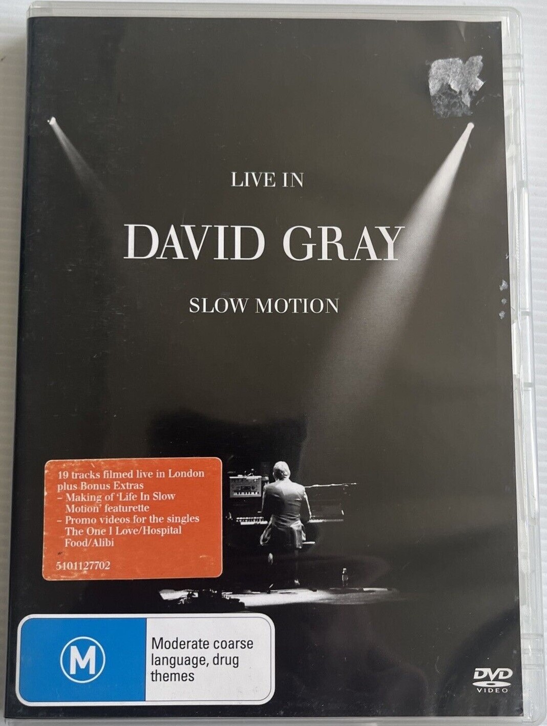 TeknoFilm – DVD‎ (Lingua Inglese) – GRAY DAVID - LIVE IN SLOW MOTION di Hamish Hamilton (2005) - VIDEO DELTA