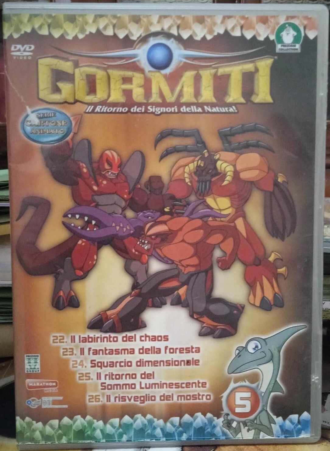 TeknoFilm – DVD – GORMITI (Il ritorno dei signori della natura) Vol. 05 Episodi da 22 a 25 (2008) - GIOCHI PREZIOSI