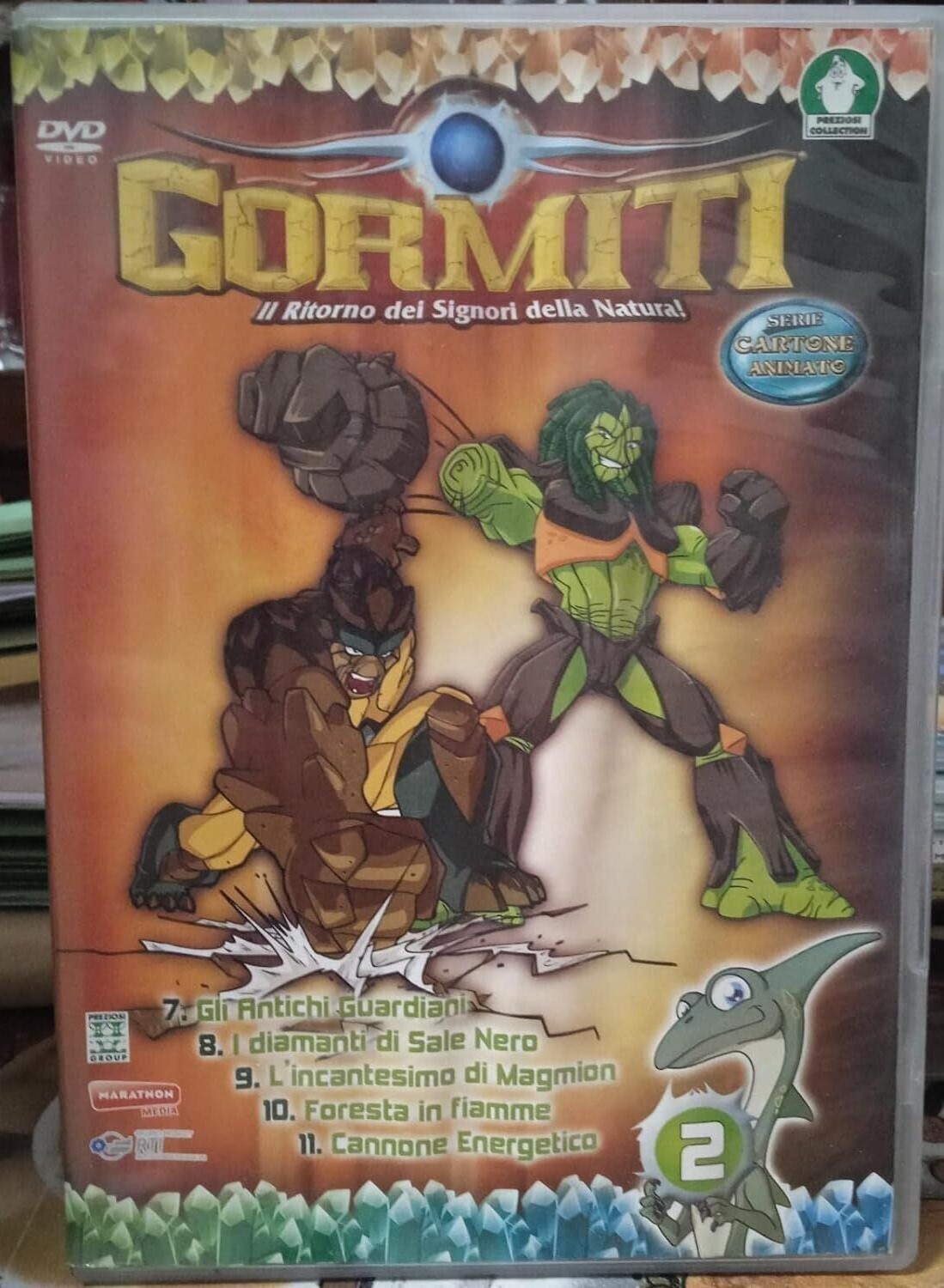 TeknoFilm – DVD (Versione slim) – GORMITI (Il ritorno dei signori della natura) Vol. 02 Episodi da 07 a 11 (2008) - GIOCHI PREZIOSI