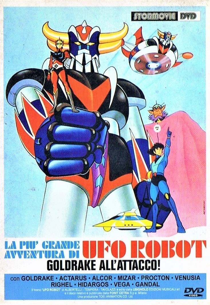 TeknoFilm - DVD – GOLDRAKE ALL'ATTACCO di Hideki Mori e Toshio Mori (1977) - STORMOVIE