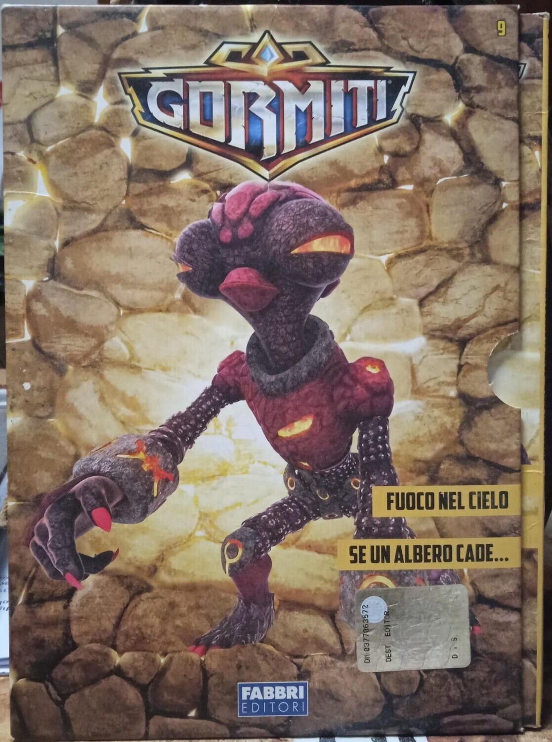 TeknoFilm – DVD (Edizione italiana in cartoncino) – GORMITI Vol. 09 (2 Ep. Fuoco nel cielo + Se un albero cade) (2008) - FABBRI EDITORI
