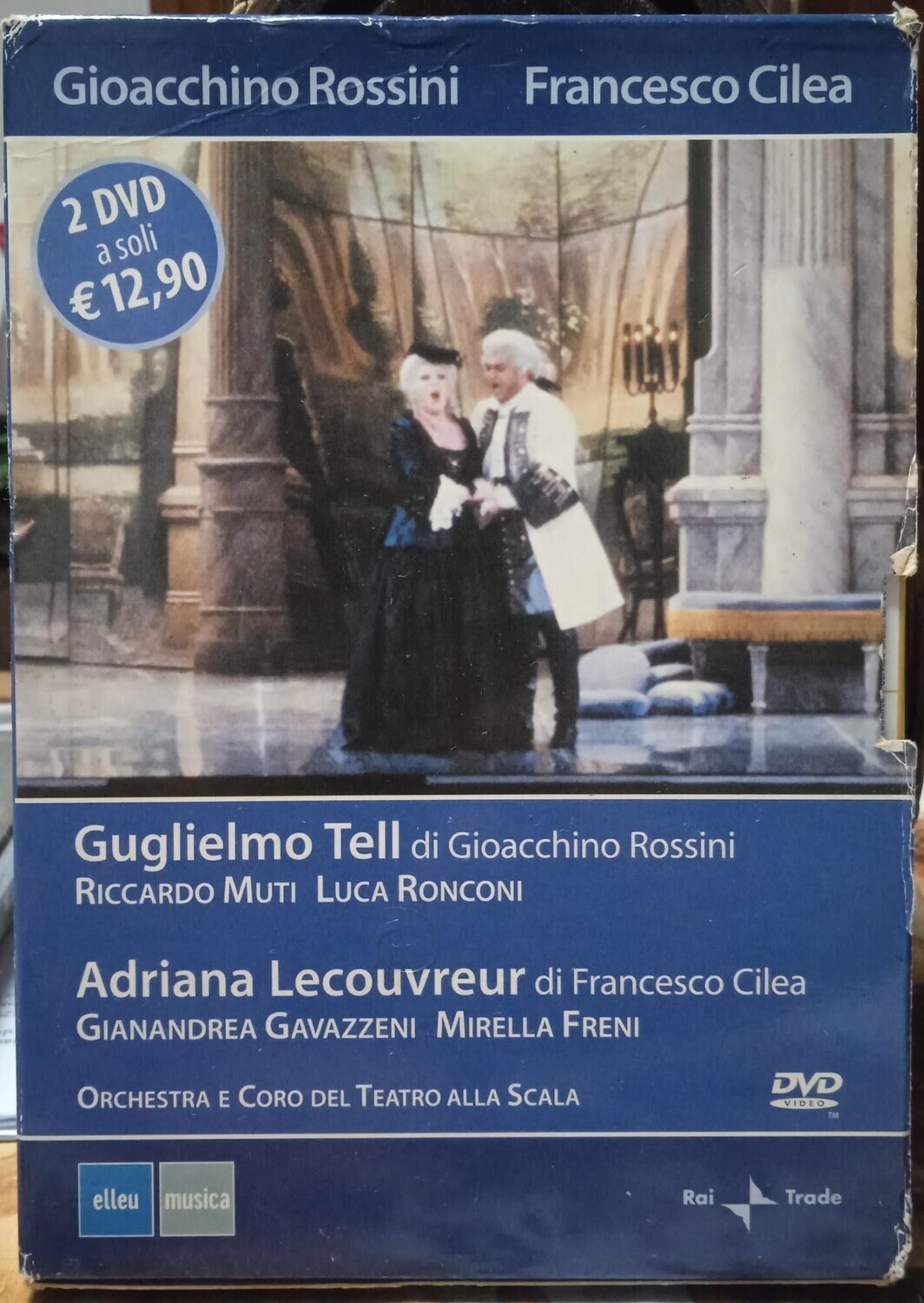 TeknoFilm - Box 2 DVD + Libretto - GIOACCHINO ROSSINI - GUGLIELMO TELL + ADRIANA LECOUVREUR Orchestra e coro del Teatro della Scala (1988) - ELLE U MULTIMEDIA