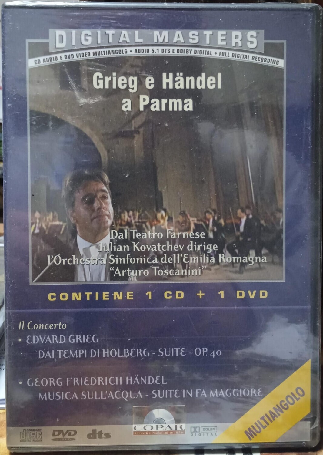 TeknoFilm - CD + DVD – E. GRIEG E G. F. HANDEL A PARMA Orchestra sinfonica dell'Emila Romagna (2002) - ALFADEDIS