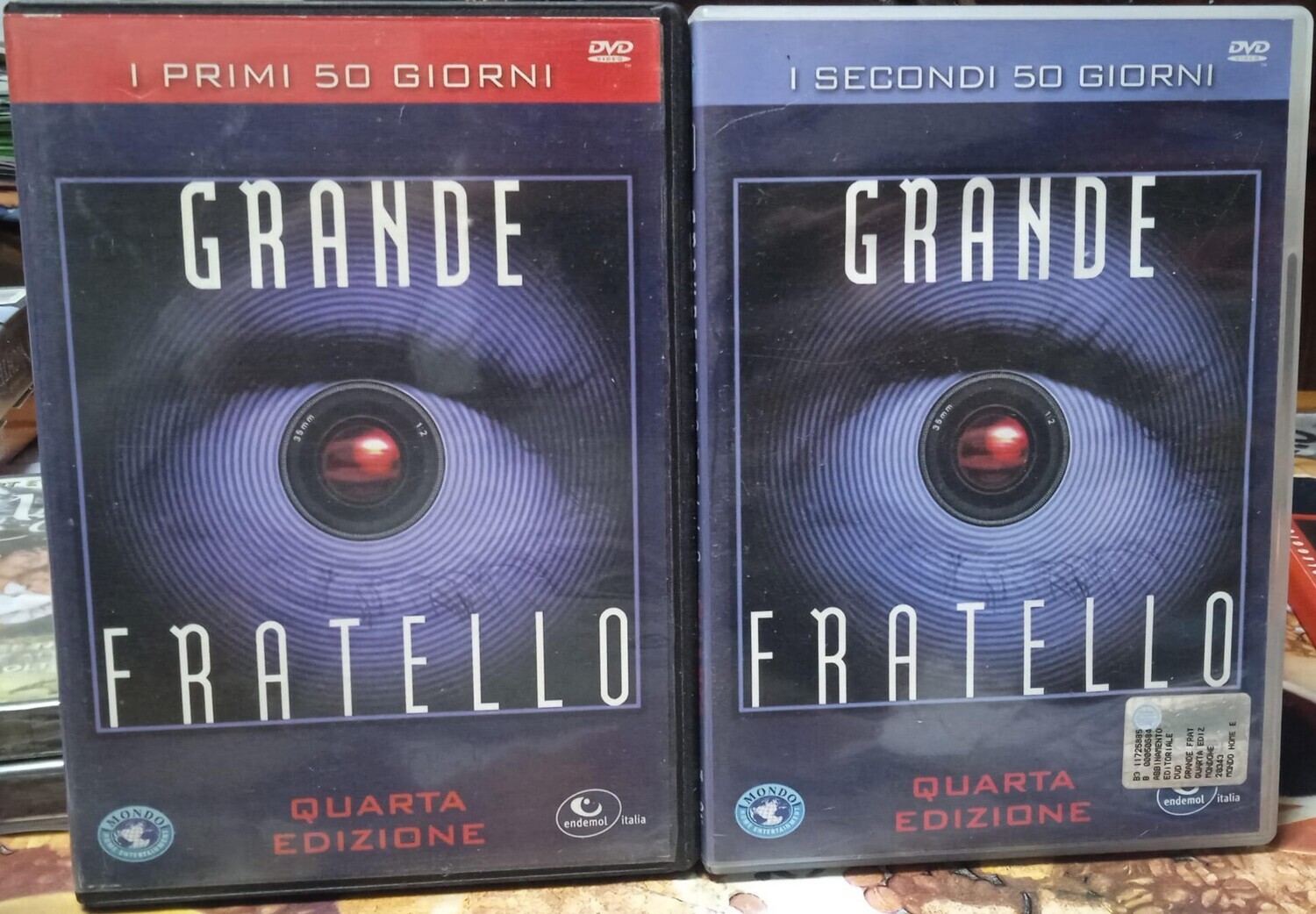 TeknoFilm - 2 DVD (Opera completa) - GRANDE FRATELLO - QUARTA EDIZIONE (2004) - I PRIMI E I SECONDI 5O GIORNI - MHE