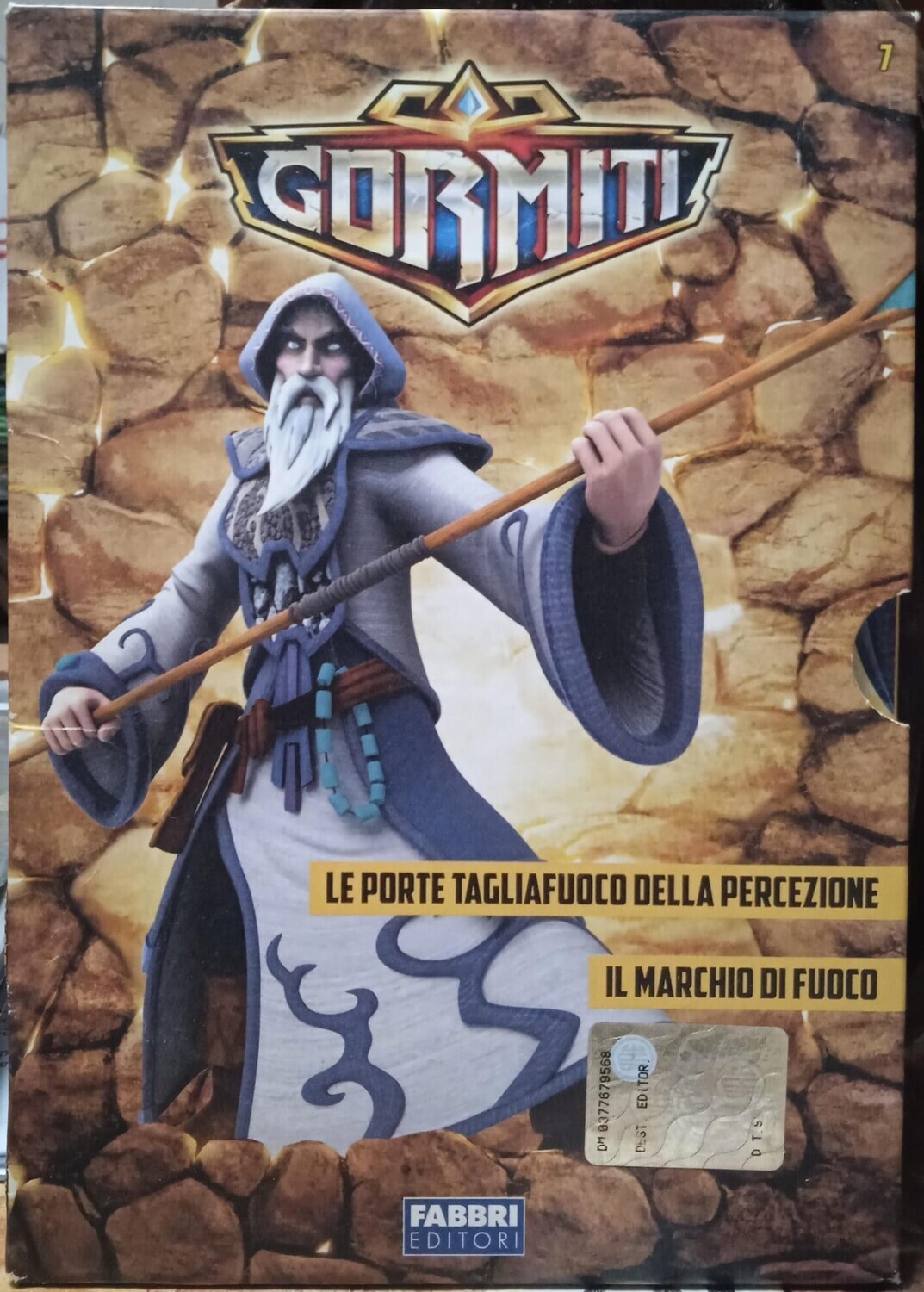 TeknoFilm – DVD (Edizione italiana in cartoncino) – GORMITI Vol. 07 (2 Ep. Le porte tagliafuoco della percezione + Il marchio di fuoco) 2008 - FABBRI EDITORI