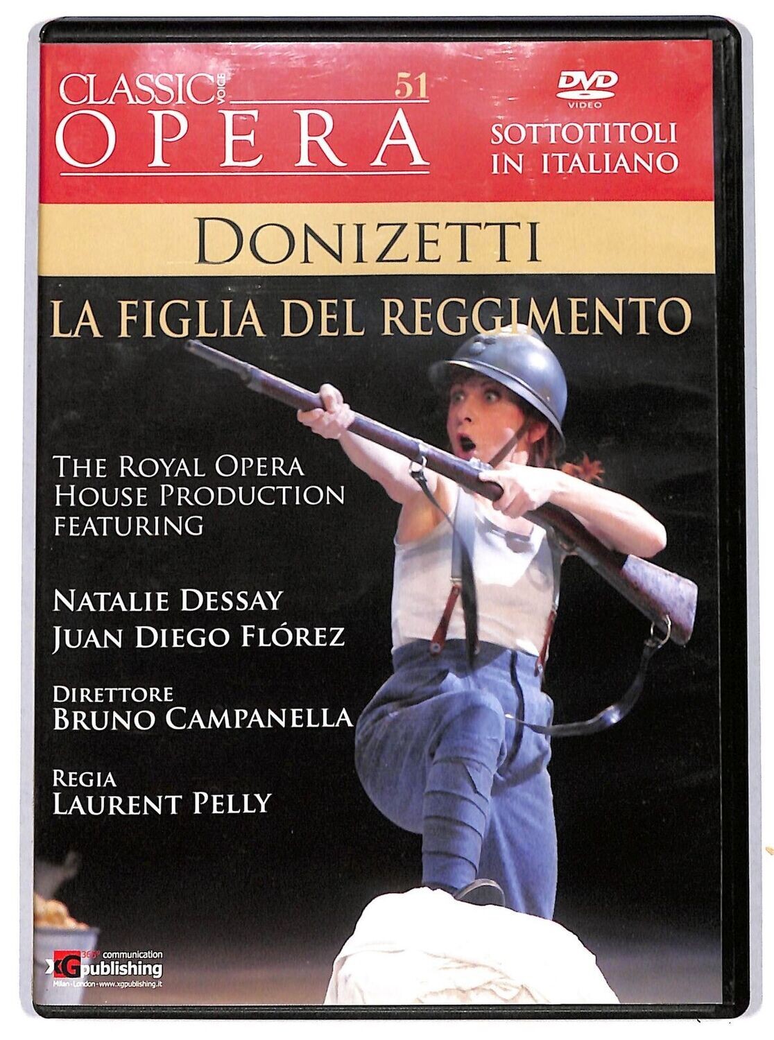 TeknoFilm - DVD [Sub. ITA] – GAETANO DONIZZETTI - LA FIGLIA DEL REGGIMENTO  - The orchestra and chorus of the royal opera house di Robin Lough (2010) - EMI