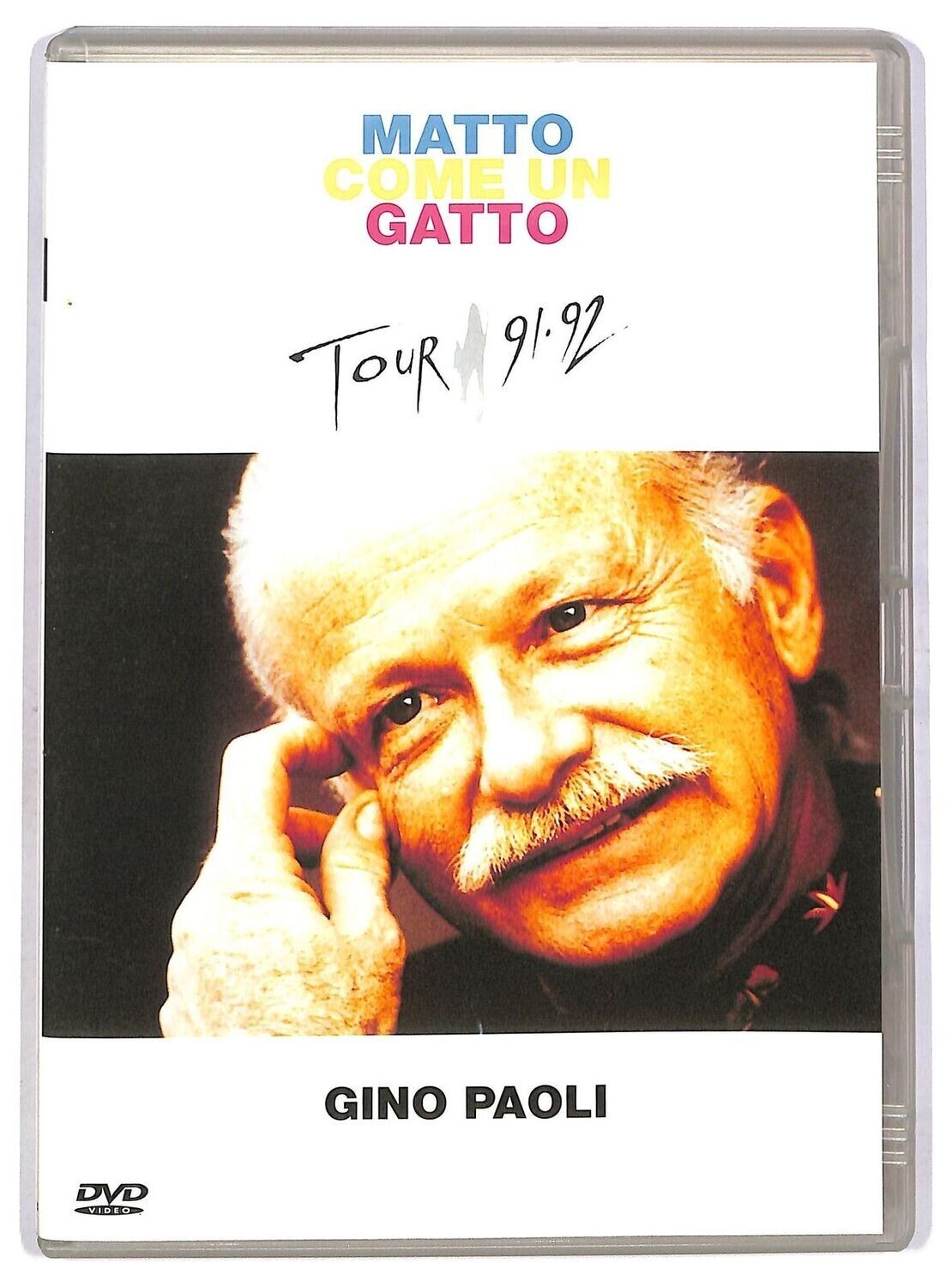 TeknoFilm - DVD – Gino Paoli - MATTO COME UN GATTO TOUR 91-92 di Paolo Iorio e Velia Mantegazza (2005) - WARNER MUSIC