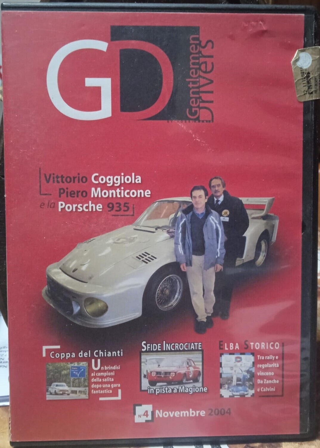TeknoFilm - DVD – G.D. - GENTLEMEN DRIVERS Vittorio Coggiola e Piero Monticone e la Porsche 935 (2006) - H.M.C.
