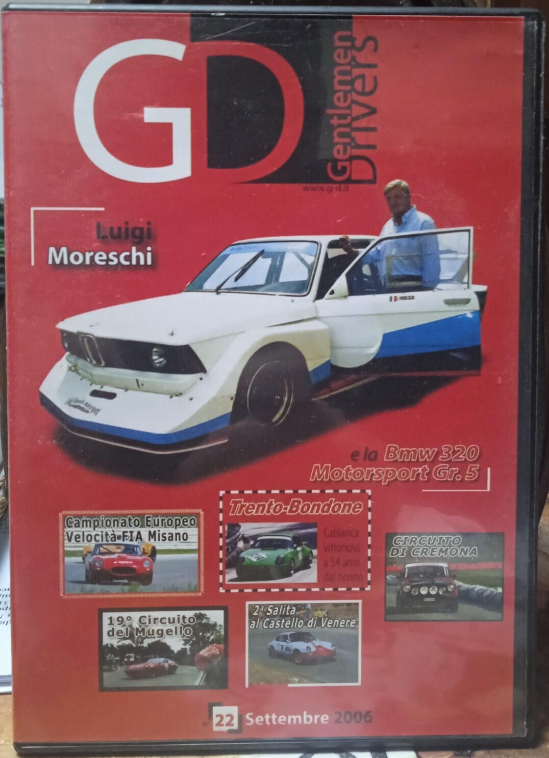 TeknoFilm - DVD – G.D. - GENTLEMEN DRIVERS Luigi Moreschi e la BMW 320 Motorsport Gr. 5 (2006) - H.M.C.