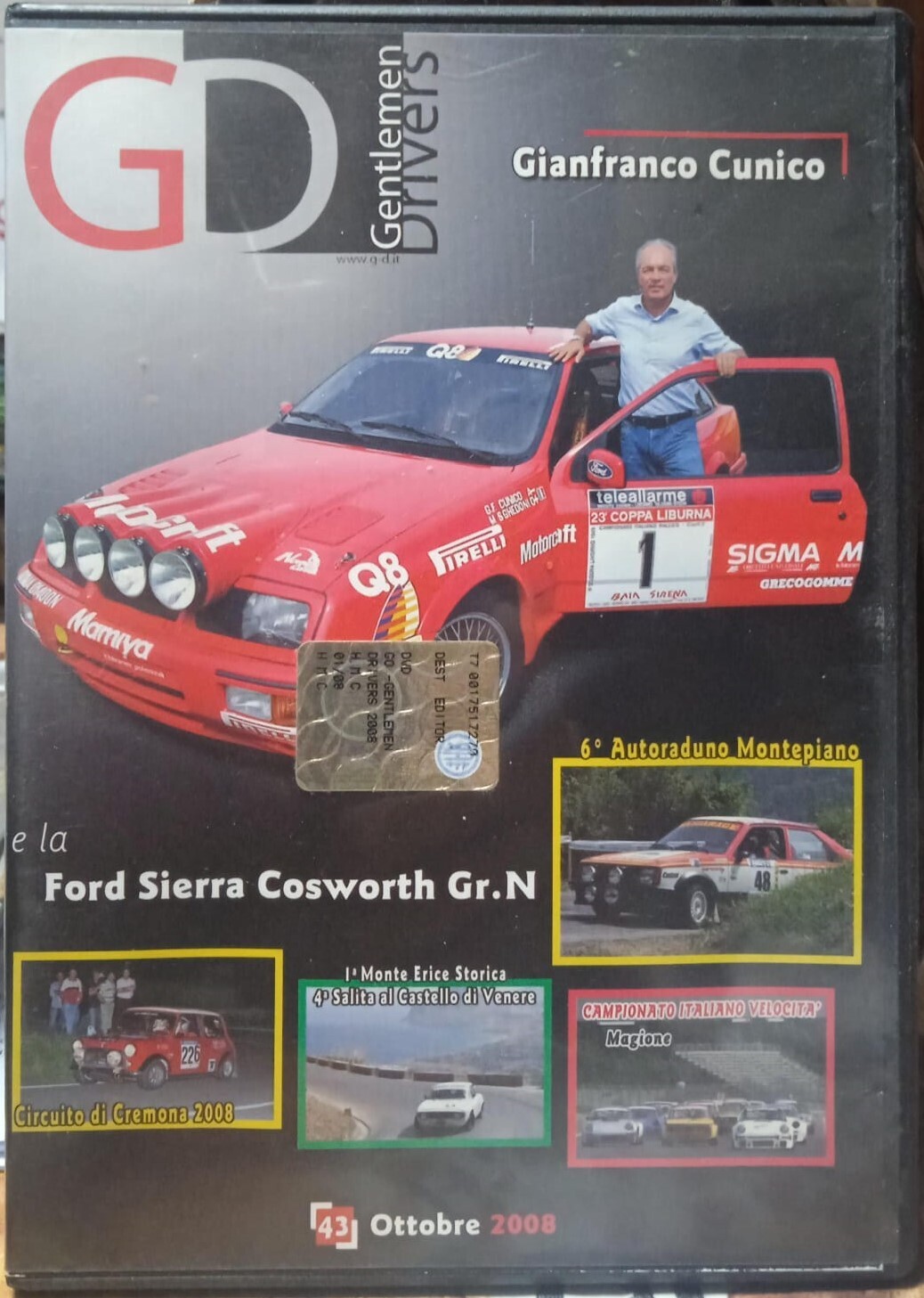 TeknoFilm - DVD – G.D. - GENTLEMEN DRIVERS - Gianfranco Cunico e la Ford Sierra Coswolth Gr.N (2008) - H.M.C.