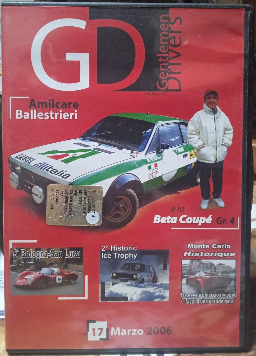 TeknoFilm - DVD – G.D. - GENTLEMEN DRIVERS - Amilcare Ballestrieri e la Beta Coupè Gr.4 (2006) - H.M.C.
