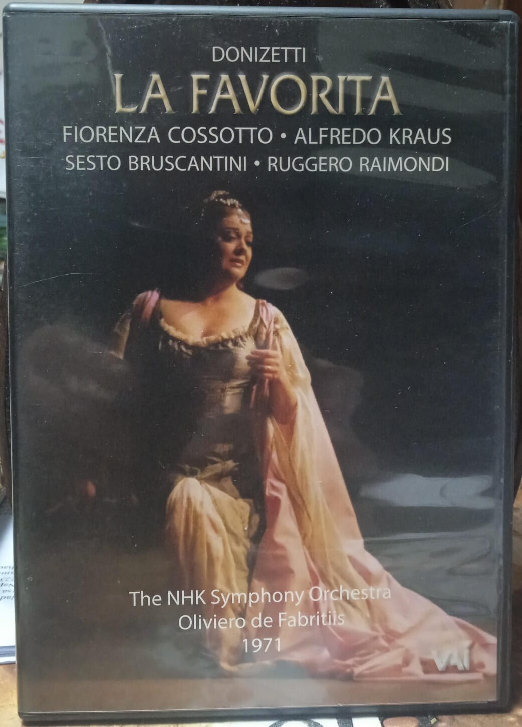 TeknoFilm - DVD (NTSC) – Gaetano Donizetti - LA FAVORITA [The NHK symphony orchestra Tokyo] di Oliviero De Fabritiis (1971) - V.A.I.