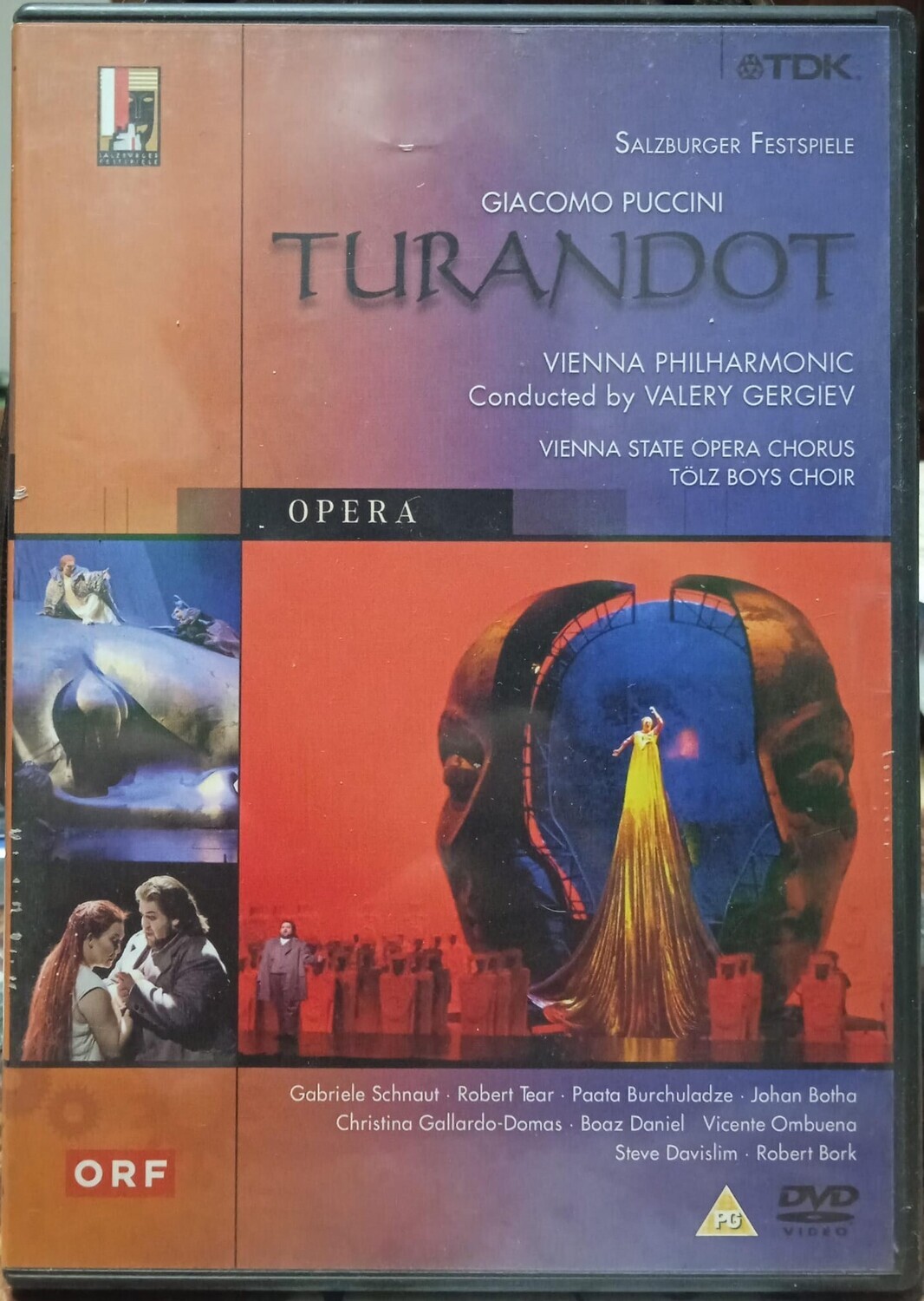 TeknoFilm - DVD – Giacomo Puccini: TURANDOT Vienna state Opera Chorus and Philarmonic di Brian Large (2002) - TDK
