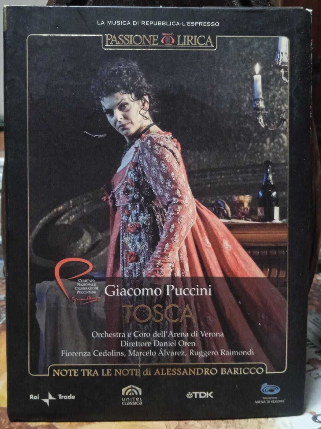 TeknoFilm - DVD – Giacomo Puccini: TOSCA Orchestra e coro dell'Arena di Verona di Hugo De Hana (2006) - L'ESPRESSO