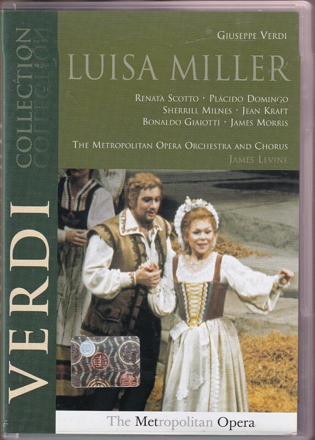 TeknoFilm - DVD (NTSC) – Giuseppe Verdi: LUISA MILLER The Metropolitan Opera di Kirk Browning (1979) - MONDADORI