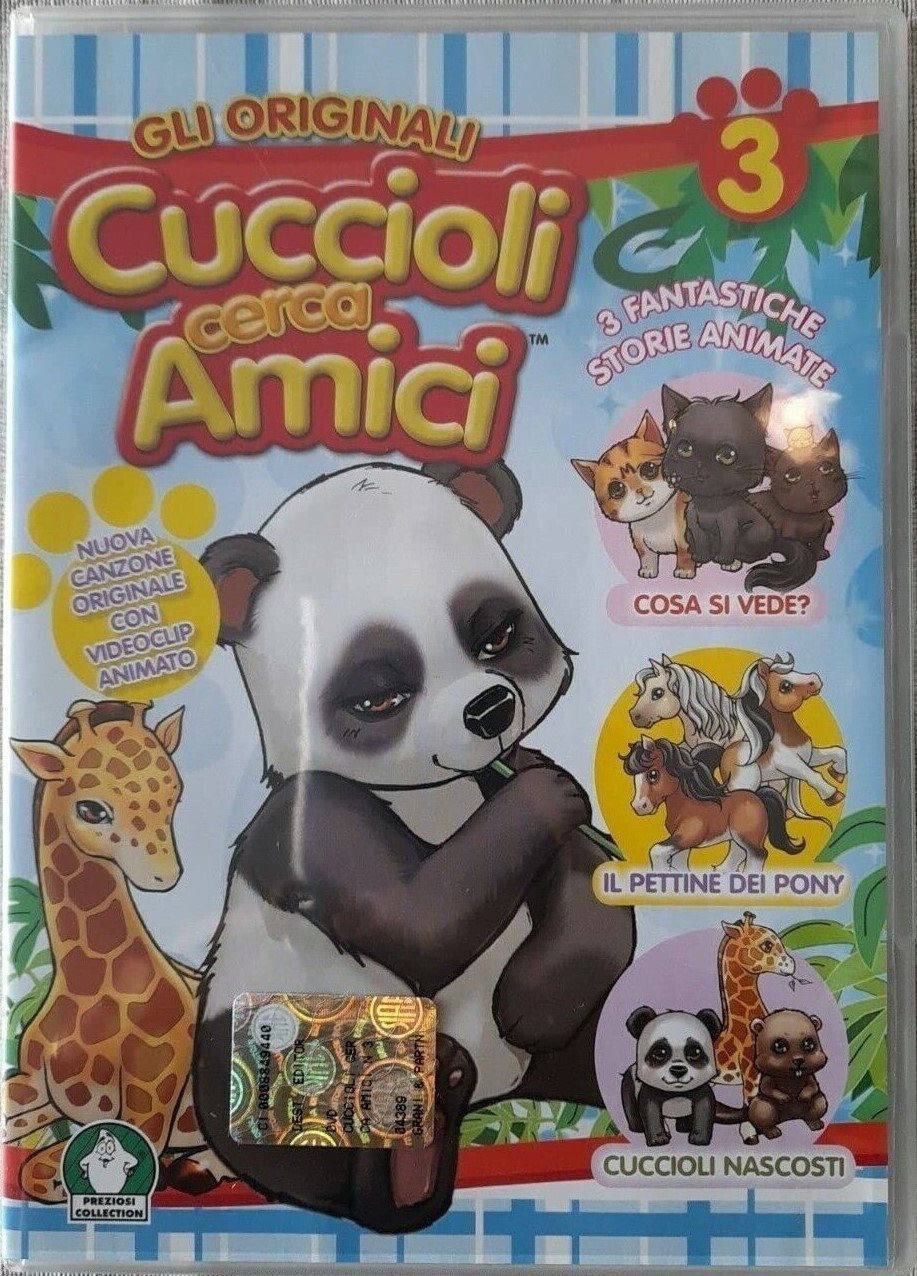 TeknoFilm - DVD – GLI ORIGINALI CUCCIOLI CERCA AMICI Vol. 03 di Orlando Corradi (2008) - PREZIOSI COLLECTION