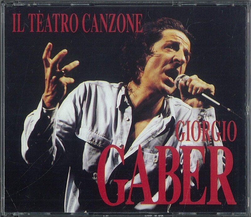 TeknoFilm - 2 CD Audio – GIORGIO GABER - IL TEATRO CANZONE (1992) - CAROSELLLO RECORDS
