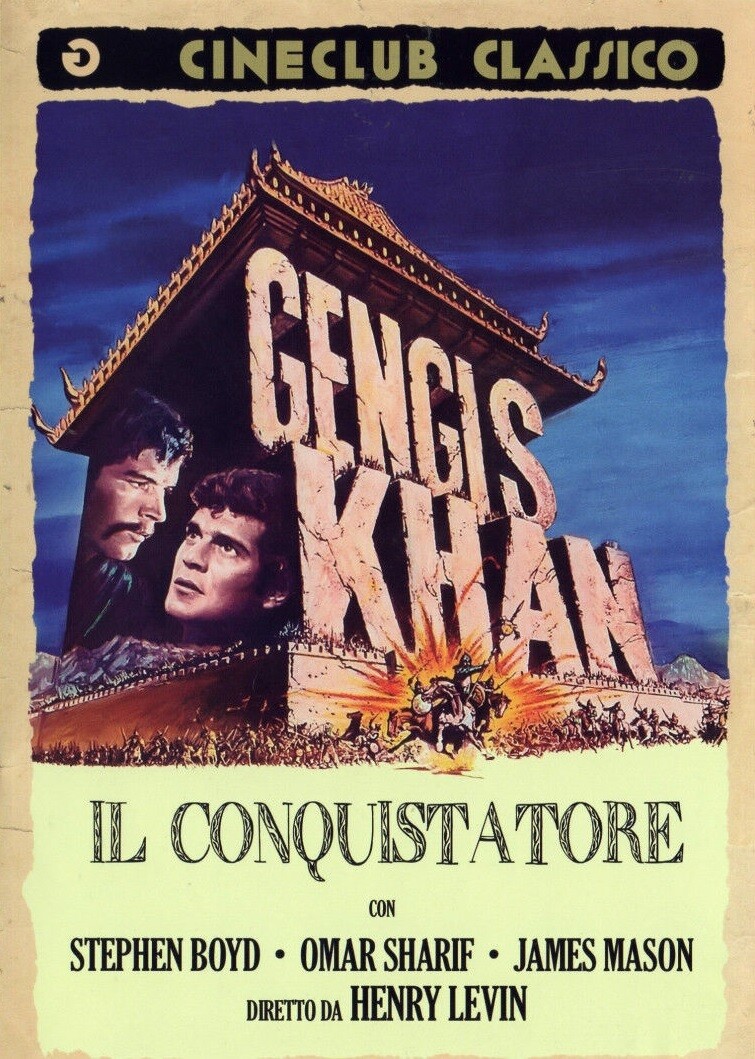 TeknoFilm - DVD -  GENGIS KHAN IL CONQUISTATORE di Henry Levin (1965) - GOLEM