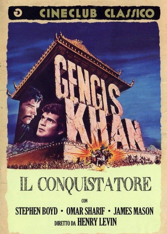 TeknoFilm - DVD -  GENGIS KHAN IL CONQUISTATORE di Henry Levin (1965) - GOLEM