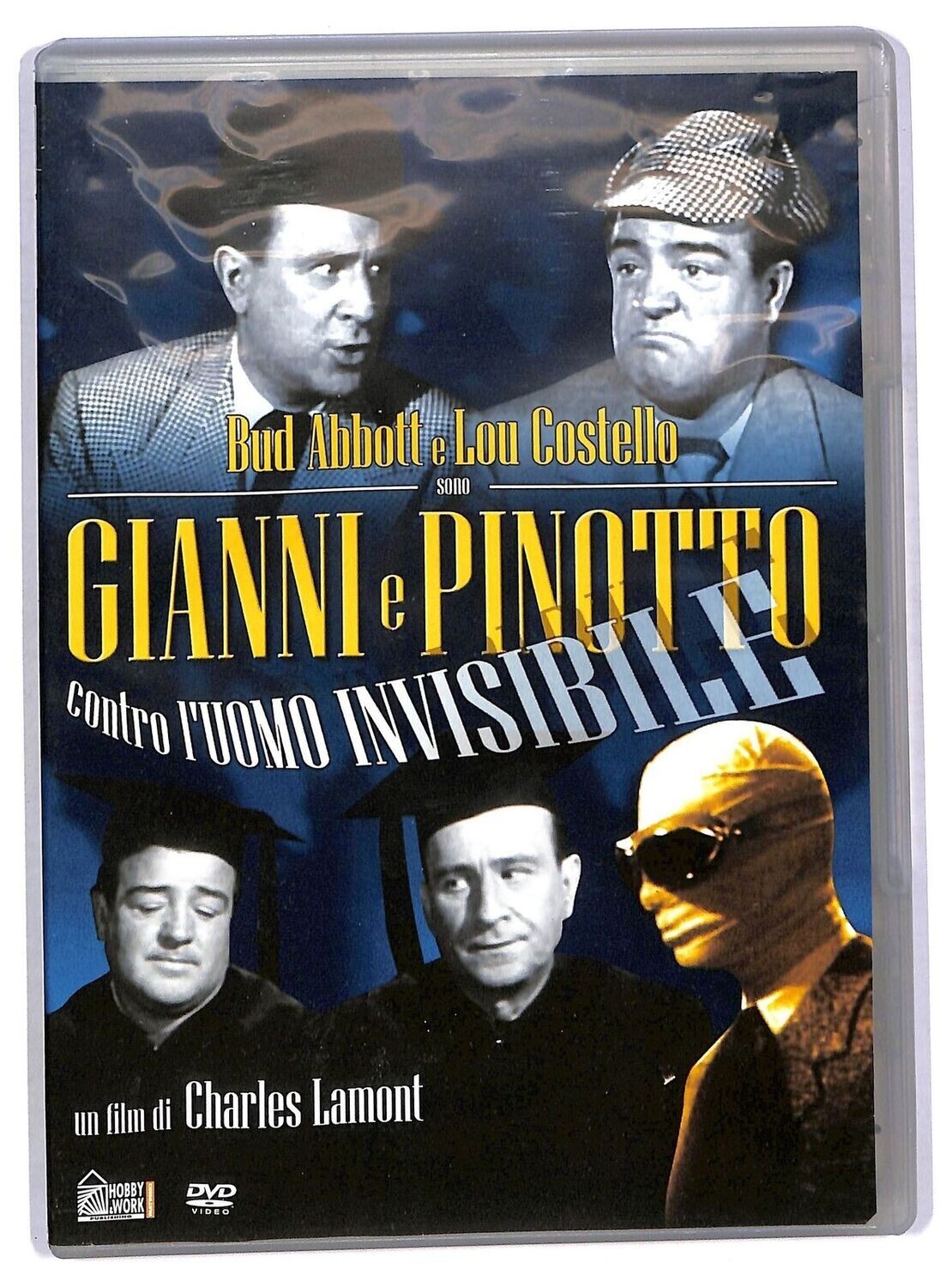 TeknoFilm - DVD – GIANNI E PINOTTO CONTRO L'UOMO INVISIBILE (Versione slim) di Charles Lamont (1951) - HOBBY & WORK