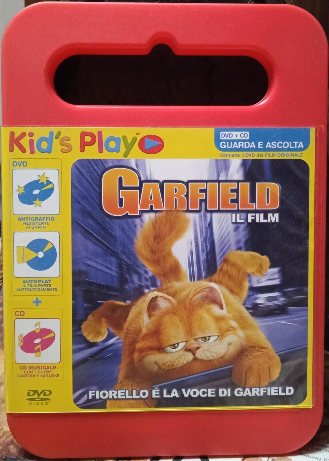 TeknoFilm - DVD (Versione valigetta) + CD (Guarda e ascolta) – GARFIELD - IL FILM di Peter Hewitt (2004) - 20TH CENTURY FOX