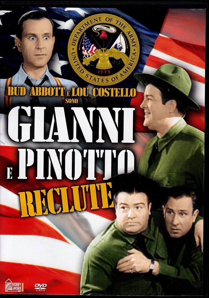 TeknoFilm - DVD + Book – GIANNI E PINOTTO RECLUTE (Versione slim) di Arthur Lubin (1941) - HOBBY & WORK