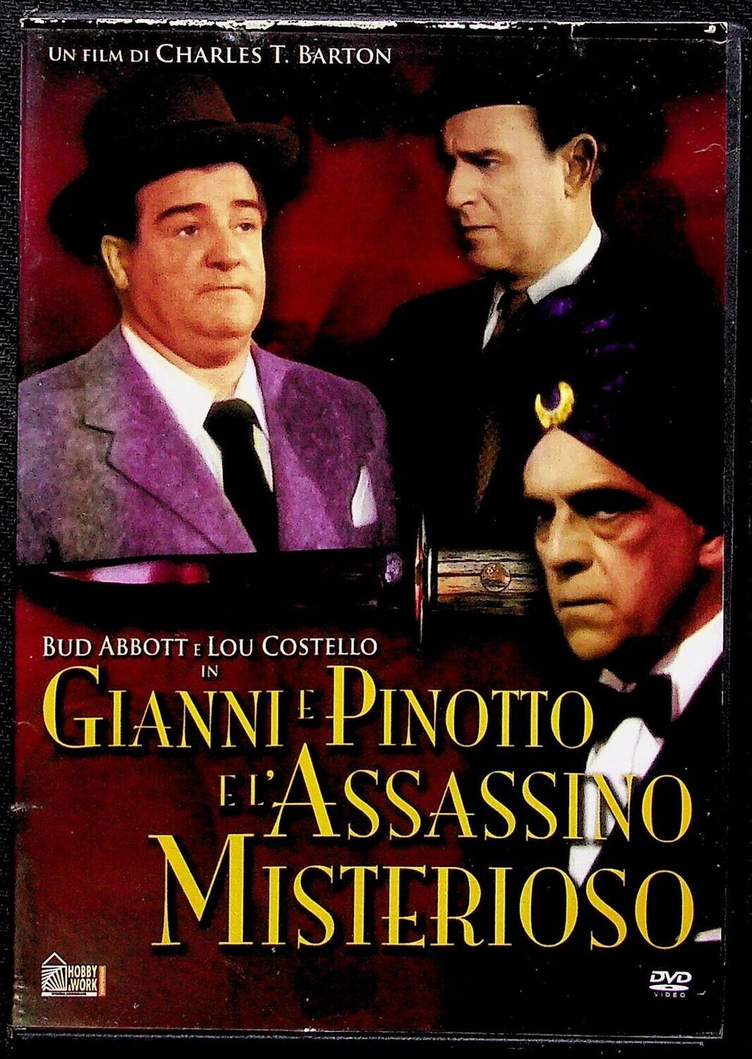 TeknoFilm - DVD – GIANNI E PINOTTO E L'ASSASSINO MISTERIOSO (Versione slim) di Charles Barton (1949) - HOBBY & WORK