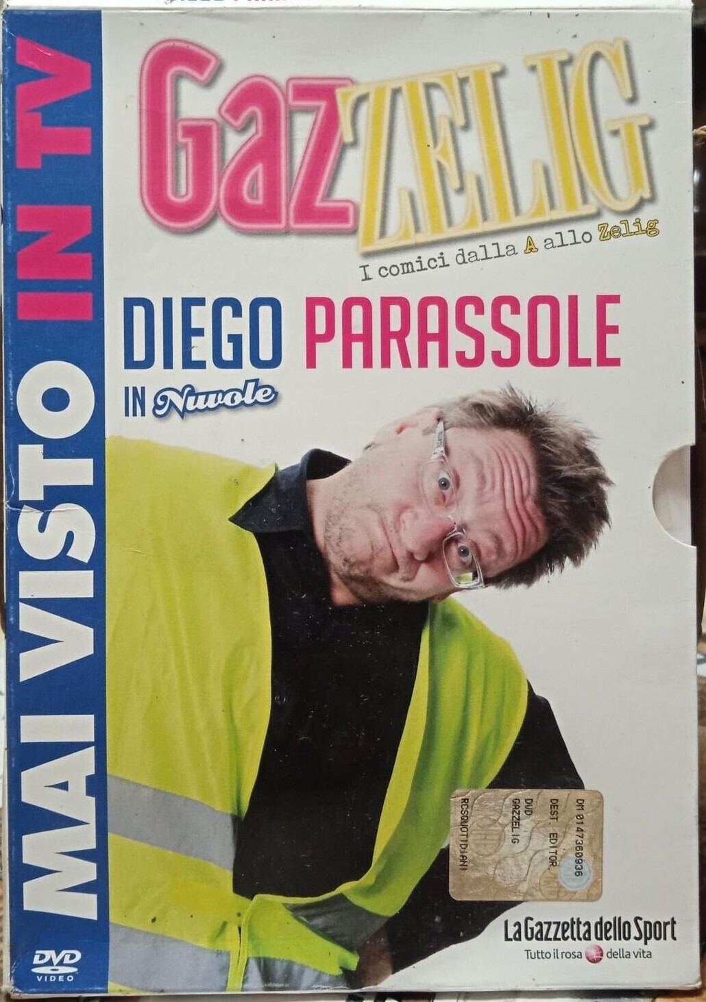 TeknoFilm - DVD – GAZZELIG - DIEGO PARASSOLE in NUVOLE (2009) - GAZZETTA DELLO SPORT