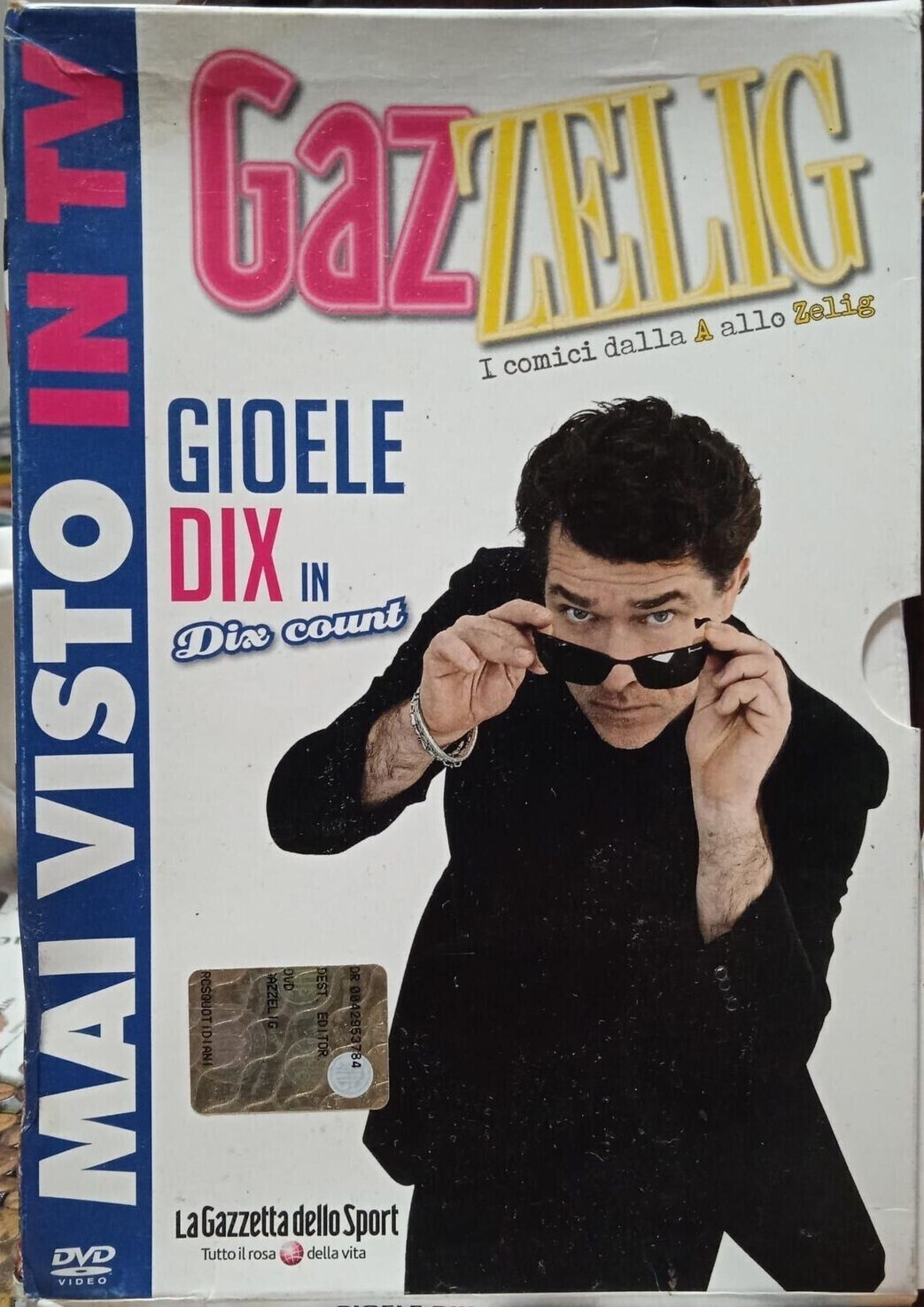 TeknoFilm - DVD – GAZZELIG - GIOELE DIX in DIX-COUNT (2009) - GAZZETTA DELLO SPORT