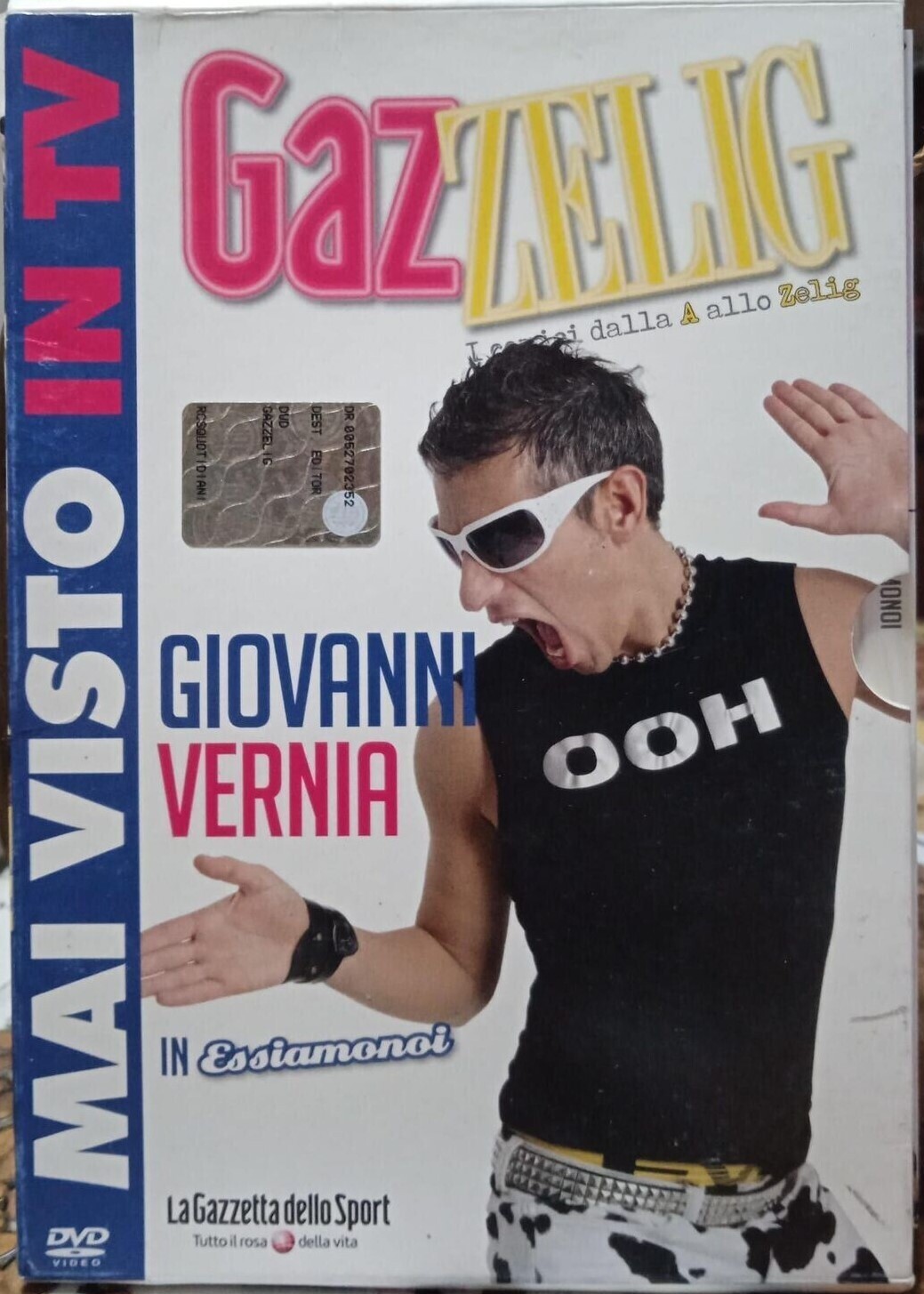 TeknoFilm - DVD – GAZZELIG - GIOVANNI VERNIA in ESSIAMONOI (2009) - GAZZETTA DELLO SPORT