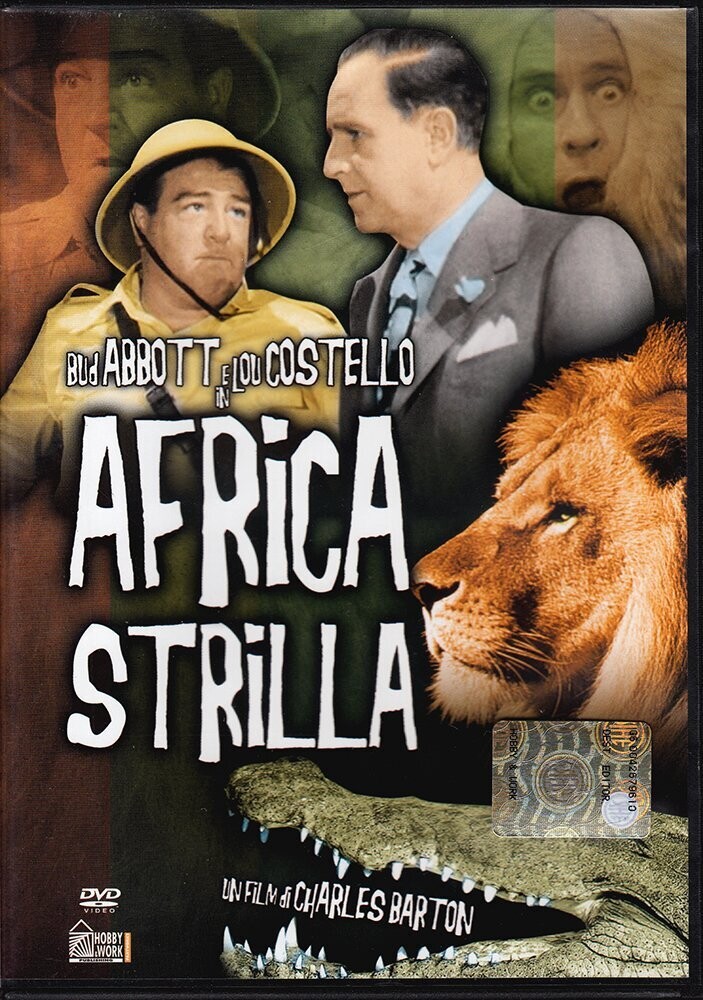 TeknoFilm - DVD – AFRICA STRILLA (Versione slim) di Charles Barton (1949) - HOBBY & WORK