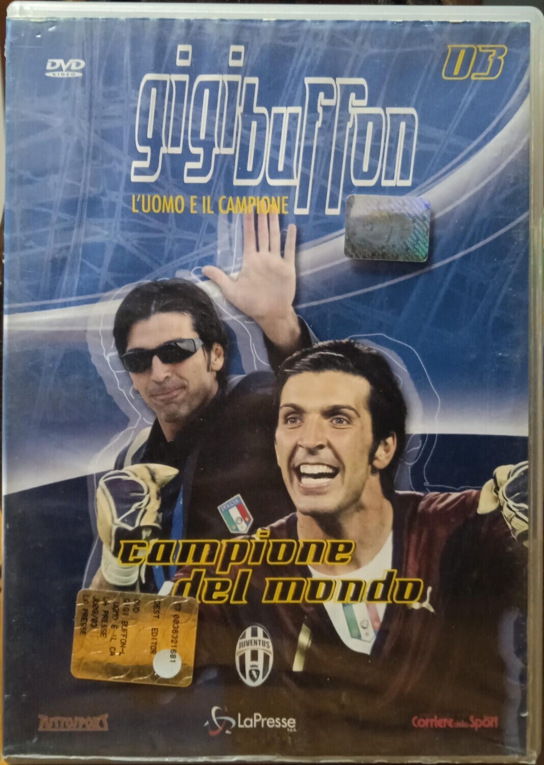 TeknoFilm - DVD – GIGI BUFFON: L'UOMO E IL CAMPIONE Vol. 03 - CAMPIONE DEL MONDO (2009) - CORRIERE DELLO SPORT