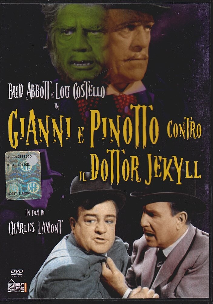 TeknoFilm - DVD – GIANNI E PINOTTO CONTRO IL DOTTOR JEKYLL di Charles Lamont (1953) - HOBBY & WORK