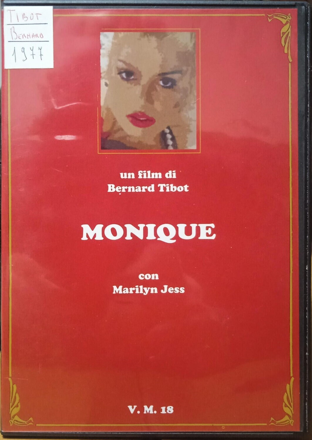 TeknoFilm - DVD (Lingua Italiana - Versione slim) - MONIQUE di Bernard Tibot (1977) - LIBERTY