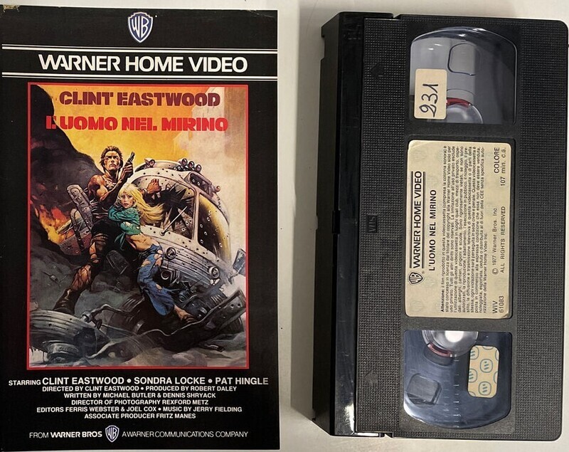 TeknoFilm - VHS – L'UOMO NEL MIRINO di Clint Eastwood (1977) - WARNER BROS
