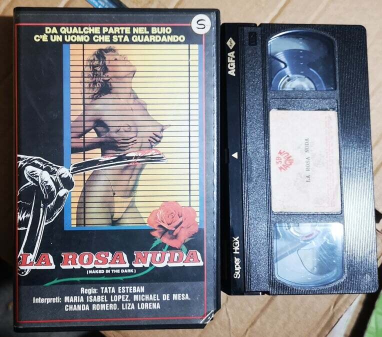 TeknoFilm - VHS – LA ROSA NUDA di Tata Esteban (1988) - MAGNUM 3B (INEDITO IN DVD)