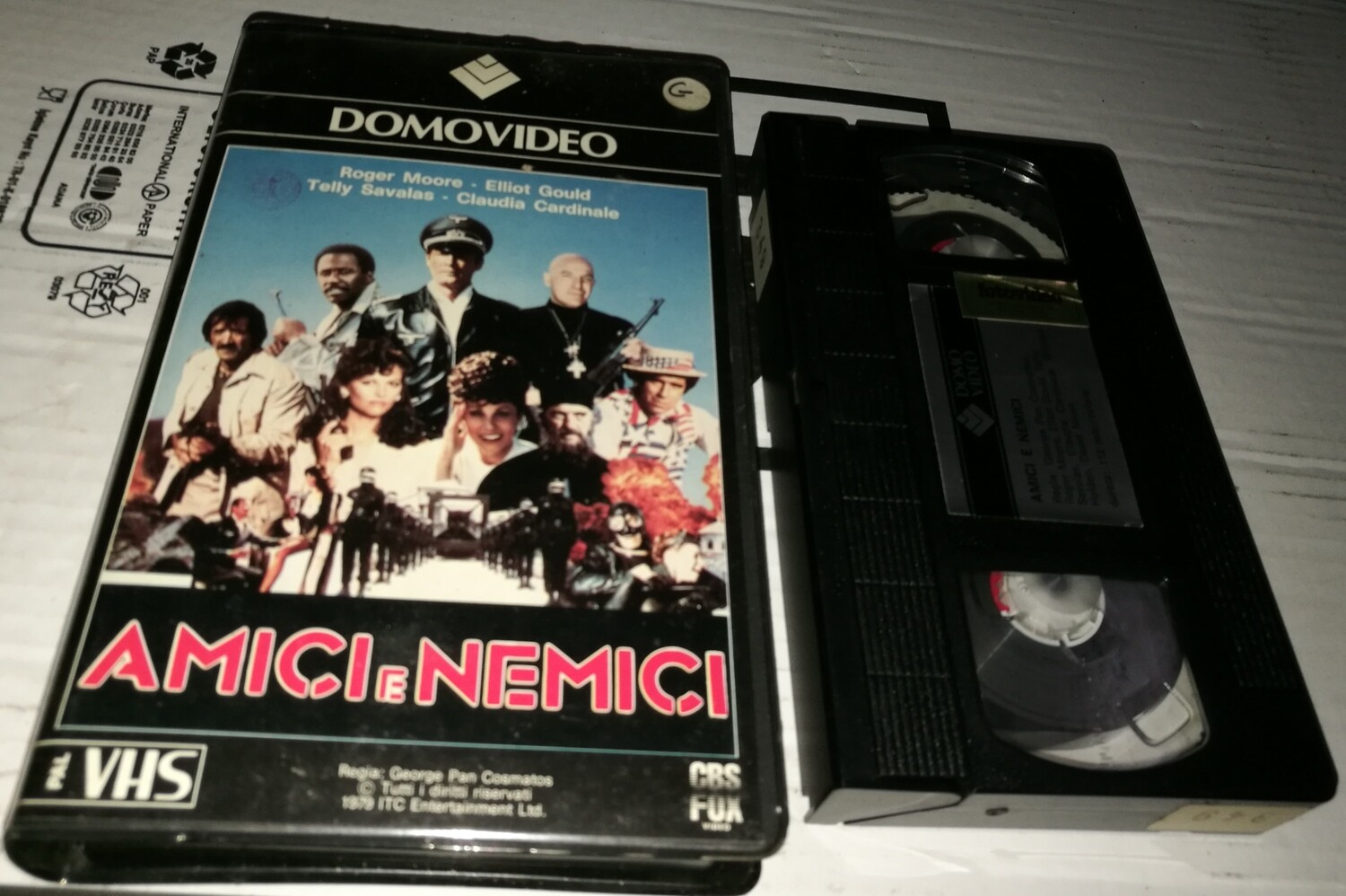 TeknoFilm - VHS – AMICI E NEMICI di George P. Cosmatos (1979) - DOMOVIDEO