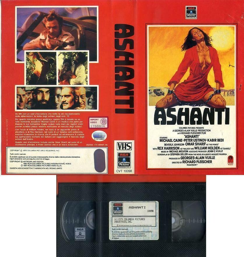 TeknoFilm - VHS – ASHANTI di Richard Fleischer (1979) - RCA