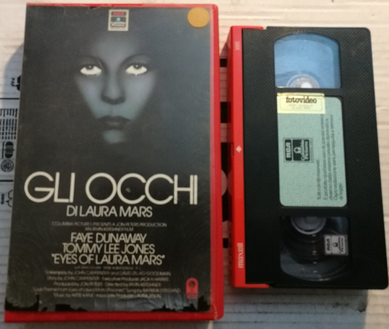 TeknoFilm - VHS – GLI OCCHI DI LAURA MARS di Irvin Kershner (1978) - RCA