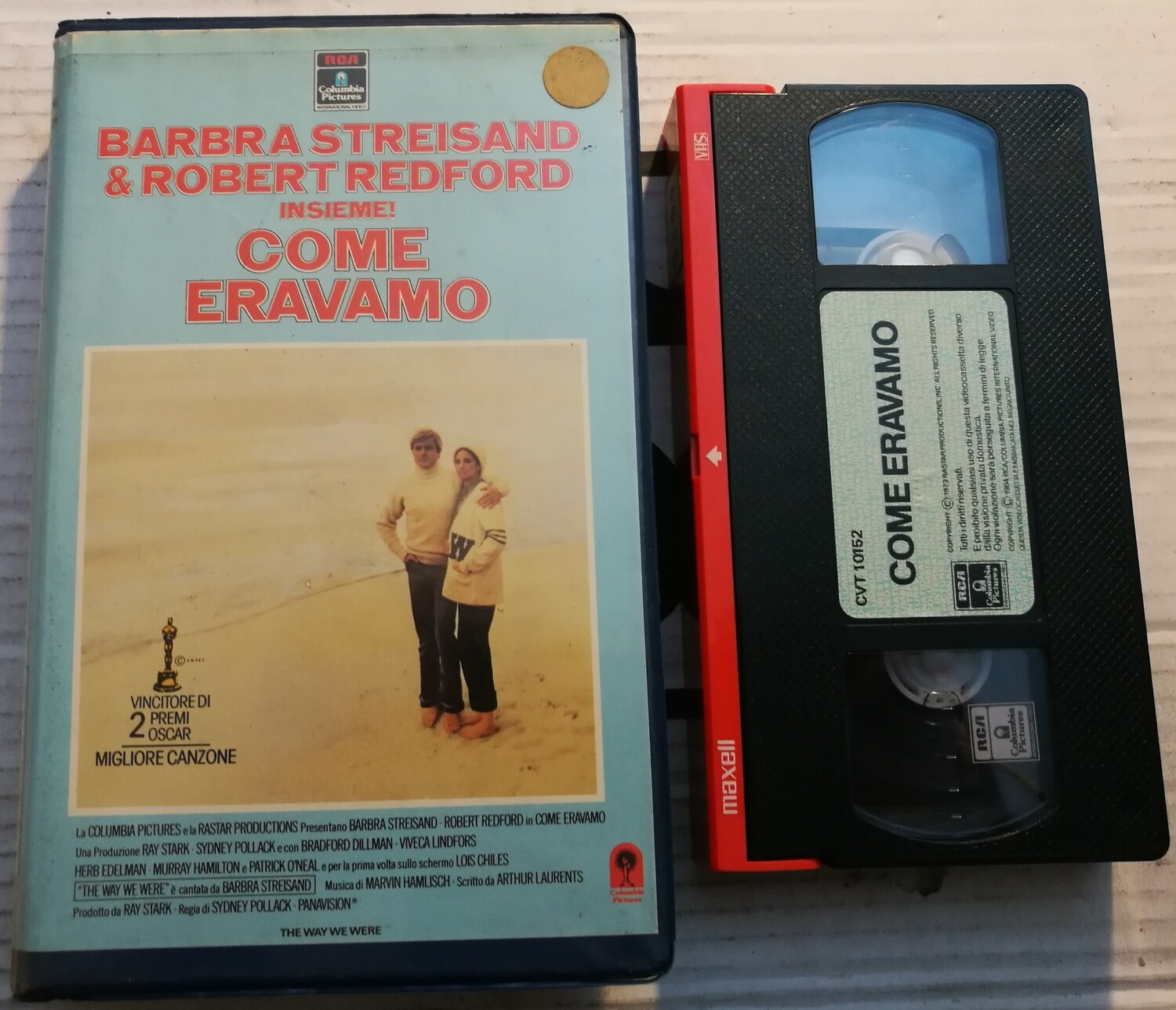 TeknoFilm -  VHS (Box blu orig. RCA) – COME ERAVAMO di Sydney Pollack (1973) - RCA