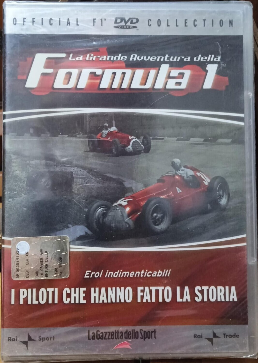 TeknoFilm - DVD – LA GRANDE AVVENTURA DELLA FORMULA 1 Vol. 08 - I PILOTI CHE HANNO FATTO LA STORIA  (2007) - GAZZETTA DELLO SPORT
