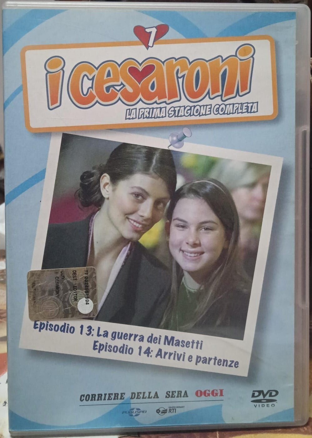 TeknoFilm - DVD – I CESARONI Stagione 01 Vol. 07 - Episodio 13 e 14 di Francesco Vicario (2006) - CORRIERE DELLA SERA
