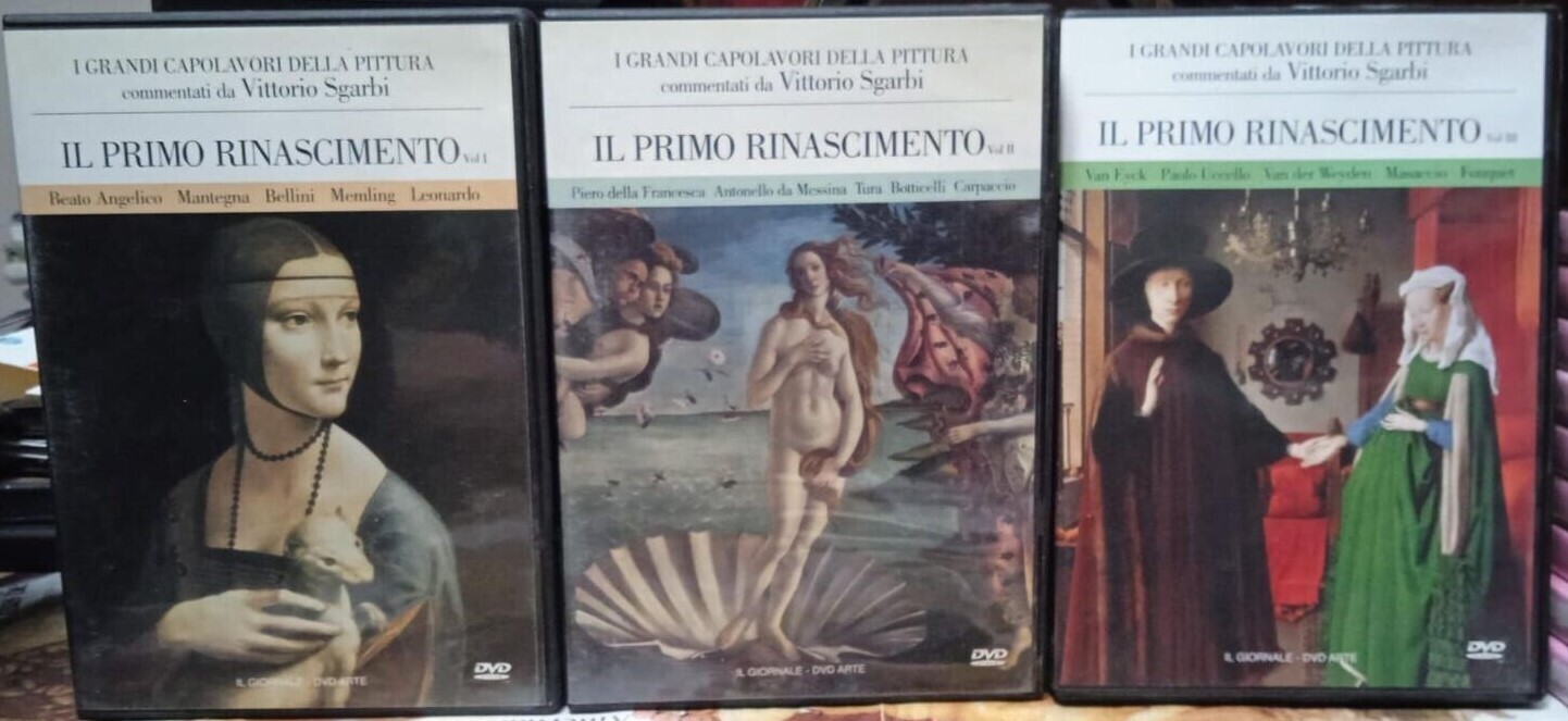 TeknoFilm - 3 DVD - Vittorio Sgarbi presenta I GRANDI CAPOLAVORI DELLA PITTURA - IL PRIMO RINASCIMENTO Vol. I - II - III (2004) - IL GIORNALE